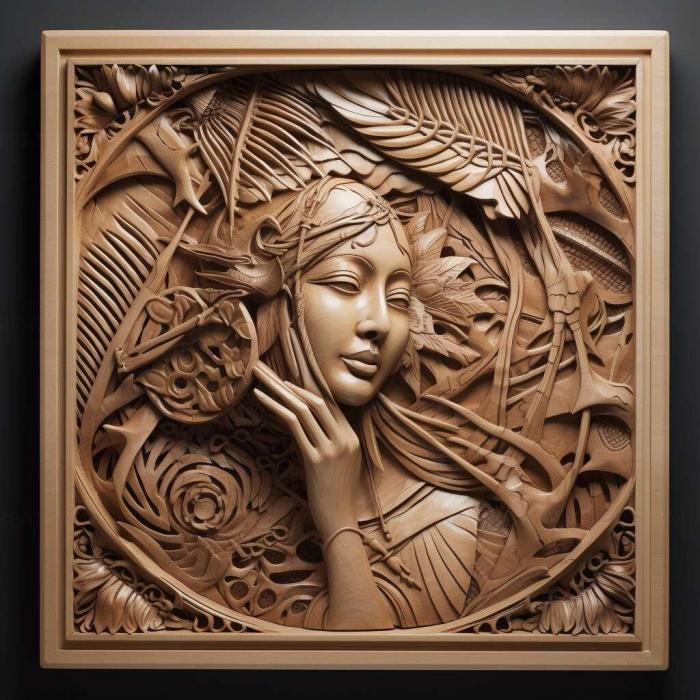 نموذج ثلاثي الأبعاد لآلة CNC 3D Art 